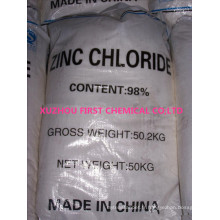 Chlorure de zinc industriel ou cellulaire 98%, 96%